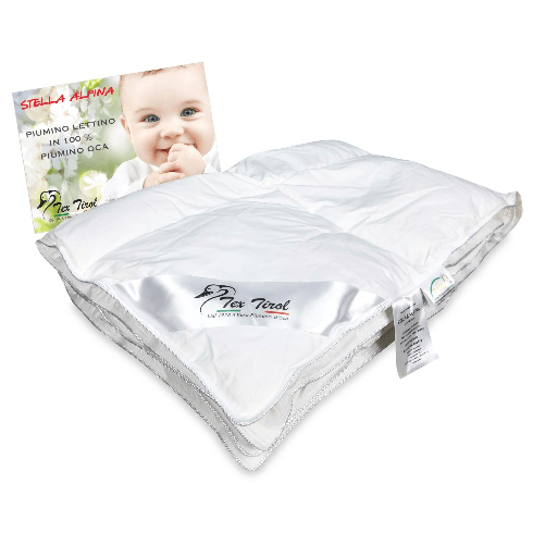 PIUMINO tex tirol STELLA ALPINA da LETTINO 100% PIUMINO OCA 300 gsm cm. 100 x 135