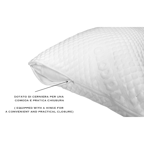 SOTTO FEDERA Antiacaro ANALLERGICA BRIGITTE massaggiante BUBBLES cm. 50x120 misura Francese Piazza e Mezza