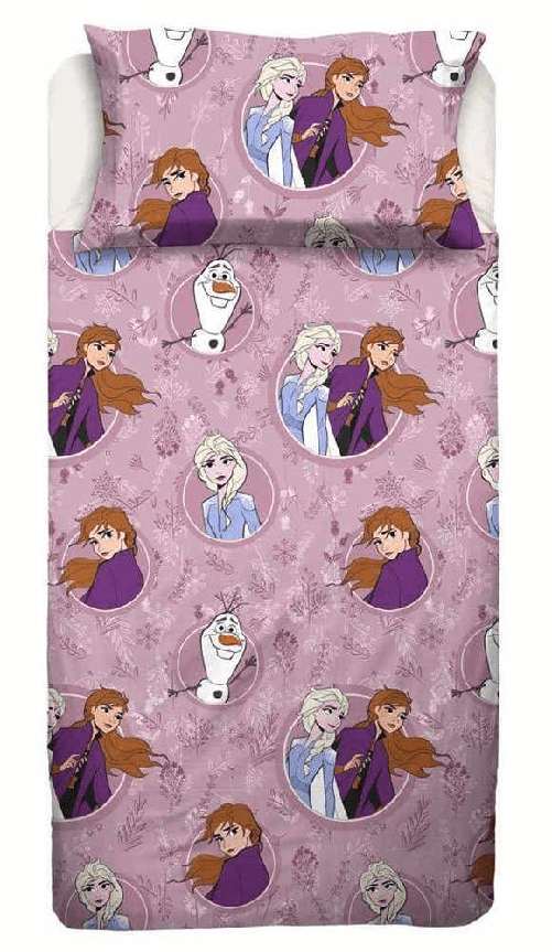 DISNEY FROZEN HERMET COMPLETO LENZUOLA FLANELLA LETTO SINGOLO 1 PIAZZA