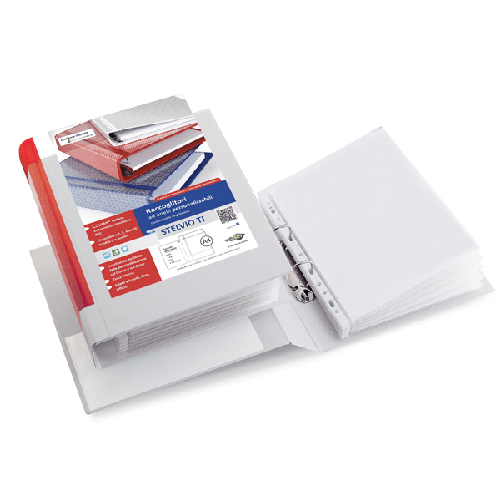 Sei Rota Raccoglitore STELVIO TI 50 A4 2D 22x30cm bianco personalizzabile SEI ROTA