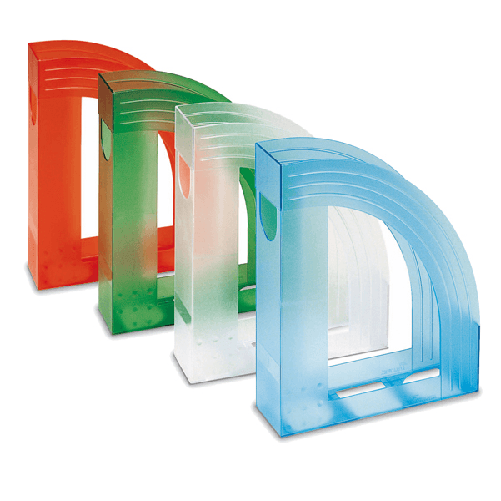 Fellowes Leonardi portariviste Blu, Trasparente