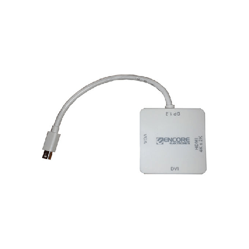 Encore Adattatore da Mini Display-Port a Dvi-Vga-Hdmi 3 in 1