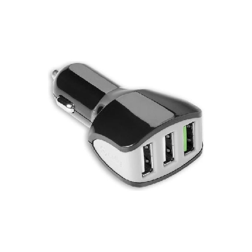 Celly CC3USBTURBOBK Caricabatterie per dispositivi mobili Universale Nero Accendisigari Auto