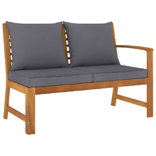vidaXL Set Divani da Giardino 4 pz con Cuscini in Massello di Acacia