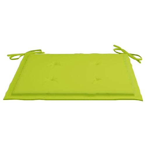 vidaXL Sedie da Giardino Pieghevoli 2 pz con Cuscini in Bambù