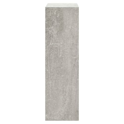 Scarpiera Grigio Cemento 63x24x81 cm in Legno ingegnerizzato