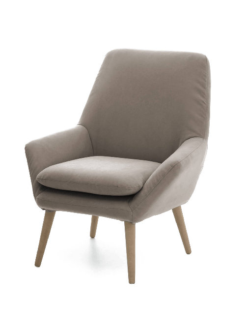 Talamo Italia Poltrona Dabdall, Poltrona di design da salotto, 100% Made in Italy