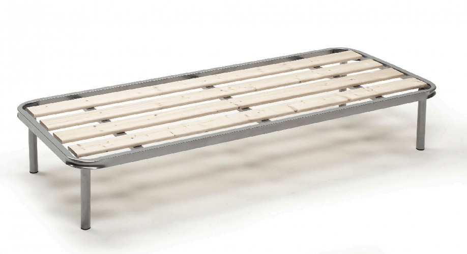 Talamo Italia Rete letto singolo Dgregg, Rete ortopedica a doghe piallate, 100% Made in Italy