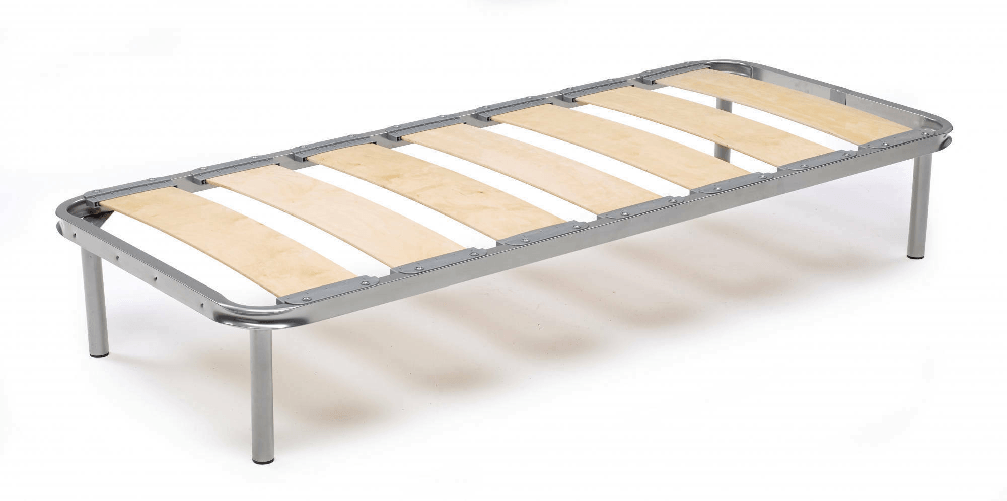 Talamo Italia Rete letto singolo Dgrec, Rete ortopedica a doghe larghe, 100% Made in Italy