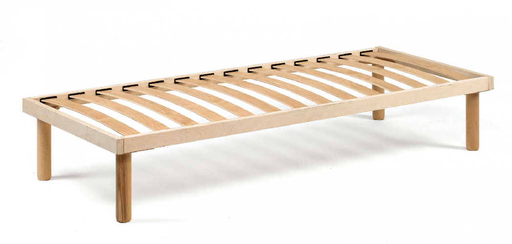 Talamo Italia Rete letto singolo Dgrave, Rete ortopedica a doghe in legno, 100% Made in Italy