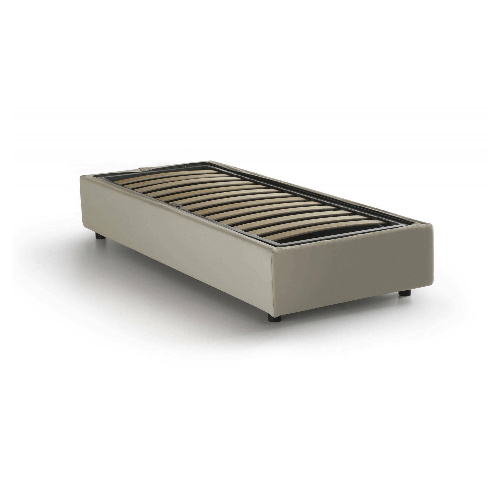 Talamo Italia Letto singolo Dgalle, Letto contenitore con rivestimento in tessuto