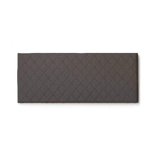 Talamo Italia Letto matrimoniale Dbess, Testata in ecopelle a muro, 100% Made in Italy