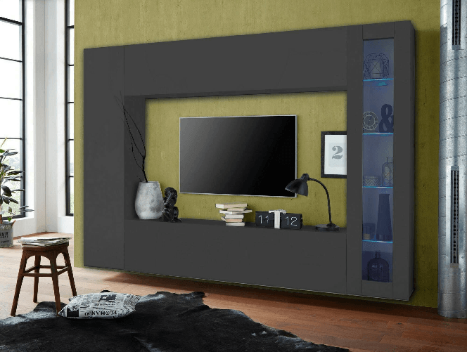 Dmora Parete attrezzata Dceid, Set salotto porta TV