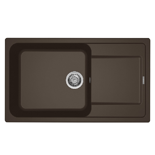 Elleci Lavello Incasso 1 vasca 86x50 Life 410 Granitek Espresso Marrone LG241078