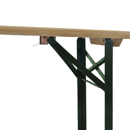 vidaXL Tavolo da Birreria Pieghevole 2 Panche 220 cm Legno di Abete