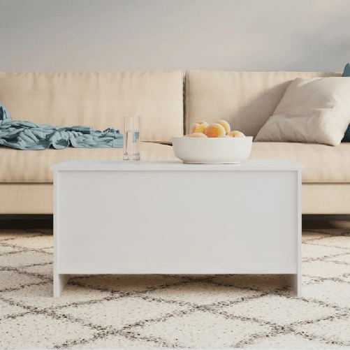 vidaXL Tavolino Bianco Lucido 102x55,5x52,5 cm in Legno ingegnerizzato