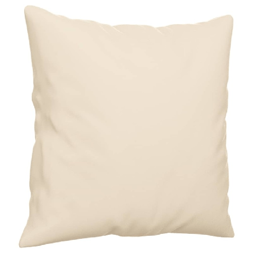 vidaXL Set Divani 2 pz con Cuscini Beige in Tessuto Microfibra
