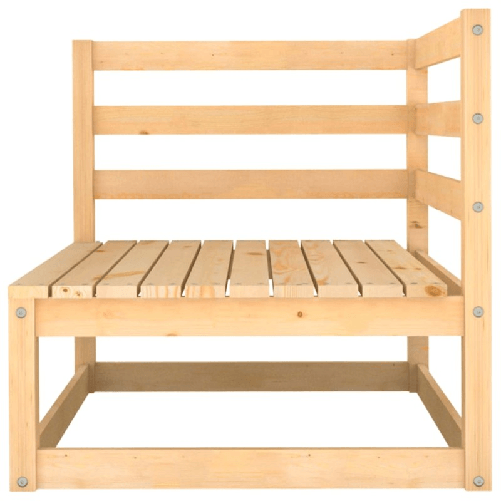 vidaXL Set Divani da Giardino 9 pz con Cuscini Legno Massello di Pino