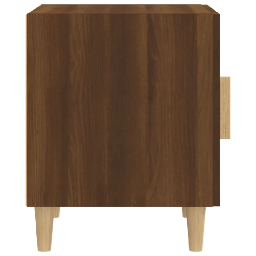 vidaXL Comodini 2 pz Rovere Marrone in Legno Multistrato
