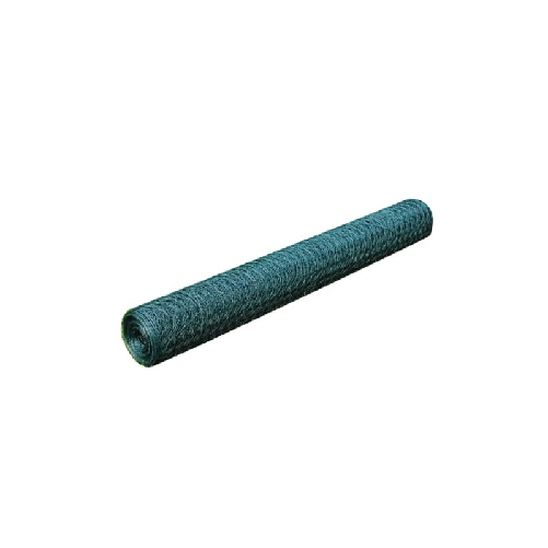 vidaXL Recinzione in Rete per Pollaio Rivestita in PVC 25x0,75 m Verde