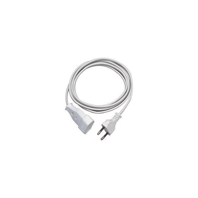 REV - Cavo prolunga alimentazione (250 VAC) - Spina europea (M) - Spina europea (W) - 50 m - bianco (00128016)