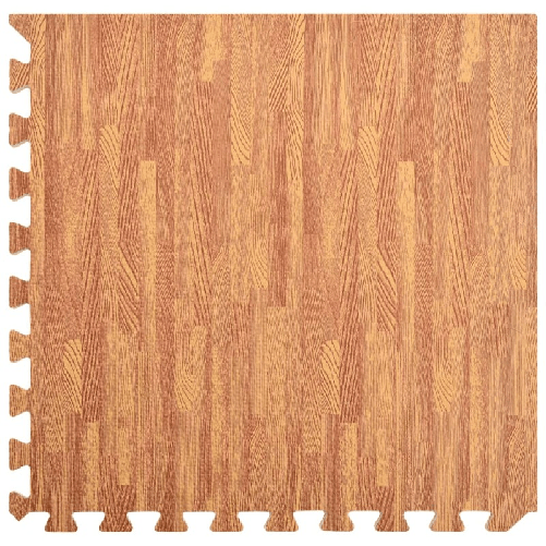 vidaXL Tappetino a Incastro 6 pz Venature Legno 2,16 m2 Schiuma EVA