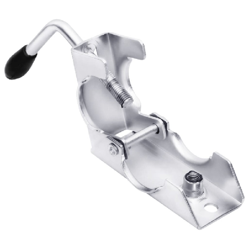 vidaXL Morsetti per Ruotino 2pz 13,5x6,5x14 cm Acciaio Zincato