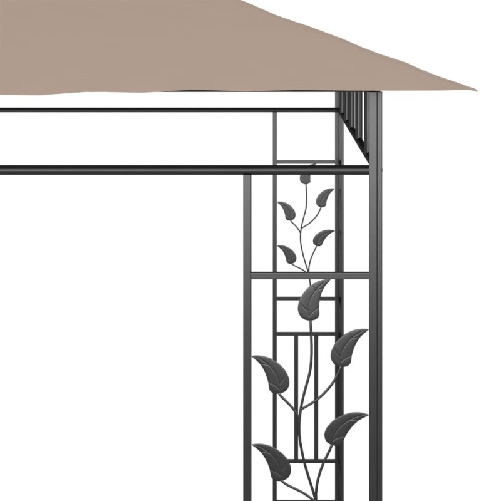 vidaXL Gazebo con Zanzariera 6x3x2,73 m Talpa 180 g/m²