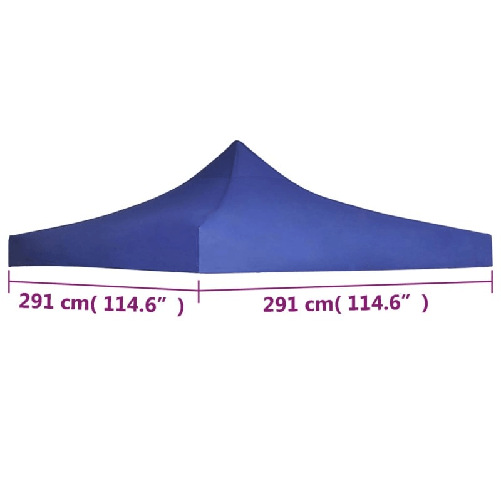 Tetto per Tendone per Feste 3x3 m Blue