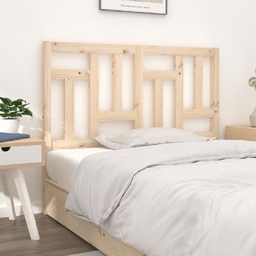 Testiera per Letto 165,5x4x100 cm in Legno Massello di Pino