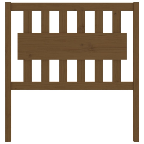 Testiera per Letto Miele 95,5x4x100cm in Legno Massello di Pino