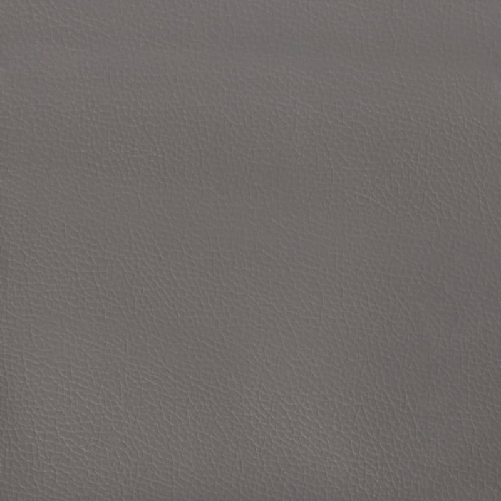Testiera ad Orecchio Grigio 83x16x118/128 cm in Similpelle