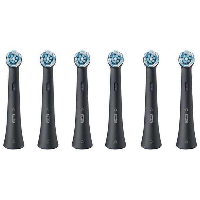 Braun Oral-B iO Testine di Ricambio Ultimate Cleaning Nero 6 Pezzi