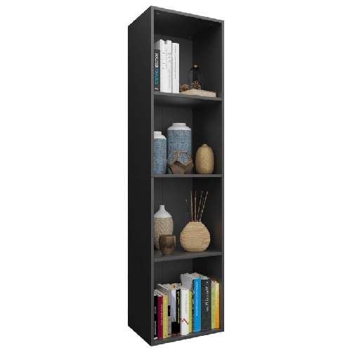 vidaXL Libreria / Mobile TV Nero 36x30x143 cm in Truciolato