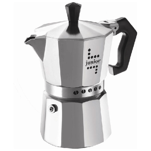 Bialetti Caffettiera Moka Junior 3 tazze in alluminio Bialetti Caffettiera Junior 3 Tazze Alluminio
