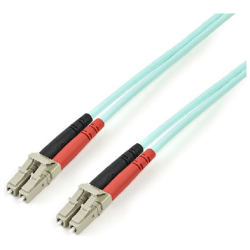 StarTech.com Cavo di rete patch Duplex in fibra ottica multimodale LSZH 50/125 da 10 Gb 5m LC-LC - acqua