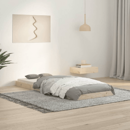 vidaXL Giroletto 75x190 cm in Legno Massello di Pino 2FT6 Small Single