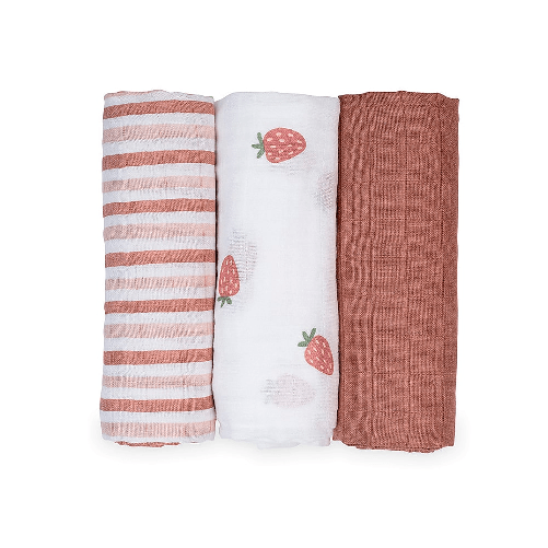 Mussole in garza di cotone Lulujo - Set 3 pezzi