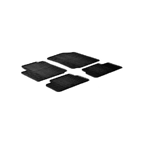 Set tappeti su misura in gomma - compatibile per Citroen C3 (05/02>10/09) - Citroen C3 Classic (11/09>12/10)