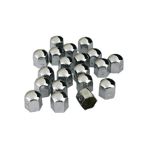 Pilot Chromed Caps, copribulloni in acciaio cromato - 19 mm