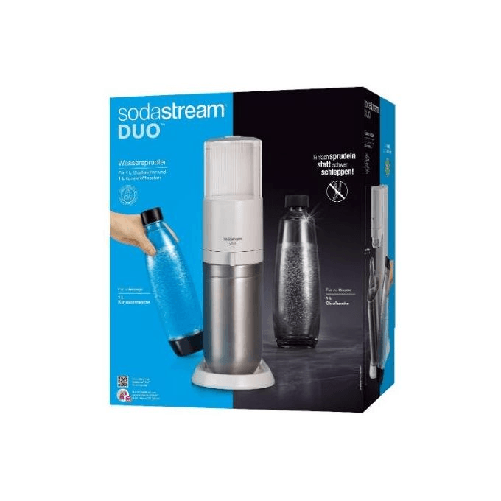 SodaStream DUO Acciaio inox, Bianco