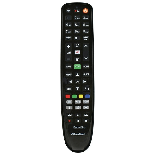 Meliconi Gumbody Personal 5 plus telecomando IR Wireless TV Pulsanti