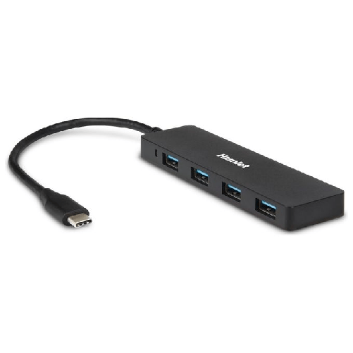 Hamlet Hub Usb 3.1 Type C 4 porte trasferimento fino a 5 Gbps