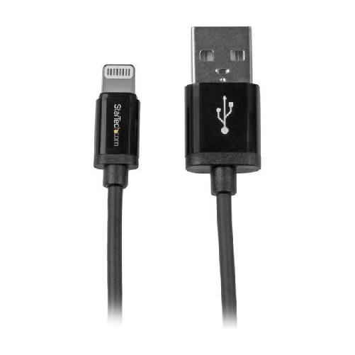 StarTech.com Cavo connettore lightning a 8 pin Apple nero a USB da 1m per iPhone / iPod / iPad