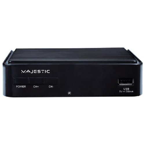 Majestic New Majestic DEC-665 HD USB Terrestre Nero New Majestic DEC-665 HD USB Terrestre Nero