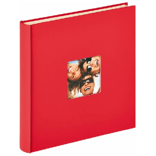 Walther Design Fun album fotografico e portalistino Rosso 50 fogli XL