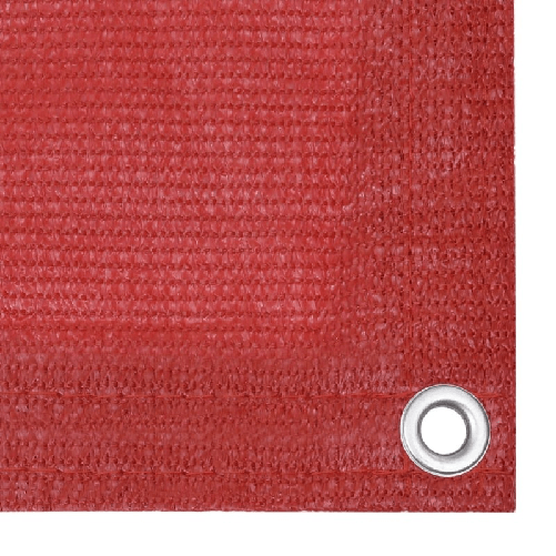 vidaXL Schermo Frangivista per Balcone Rosso 75x500 cm in HDPE