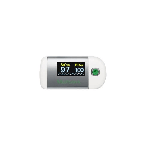 Bimar Medisana PM 100 monitor per il battito cardiaco Dito Argento, Bianco Medisana PM 100 monitor per il battito cardiaco Dito Argento, Bianco