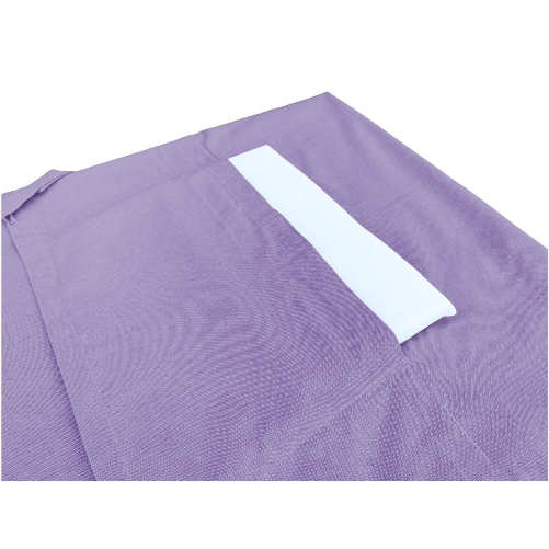 TELO MARE fouta LETTINO ALVIN VIOLA in cotone BEDDY BEACH CON TASCHE MISURA CM. 75 X 195 e zaino SPIAGGIA