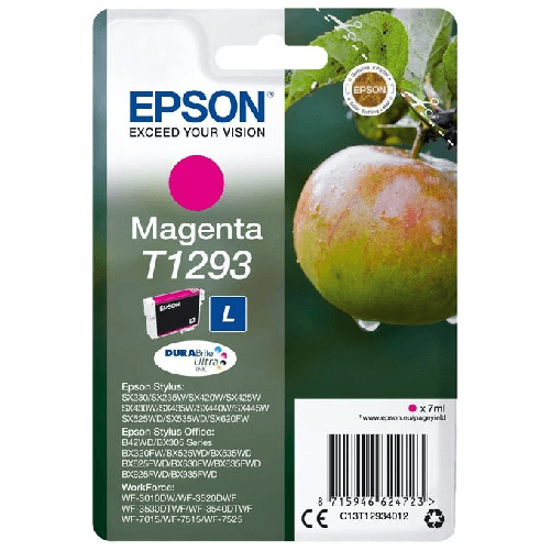 Epson CARTUC INK T1293 MAGENTA NO BLIST Epson Apple Cartuccia Magenta